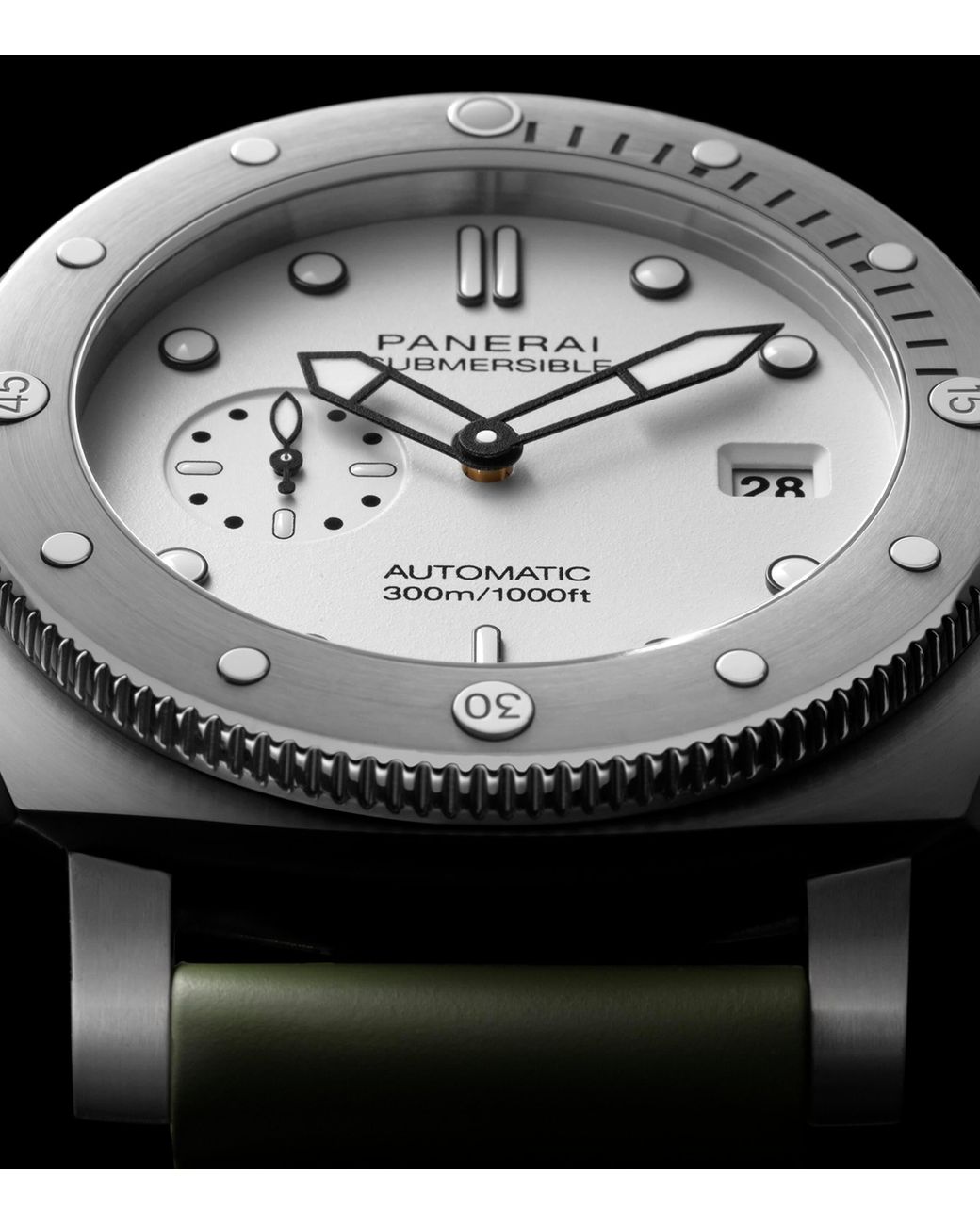 Panerai Gray Stainless Steel Submersible Watch for men