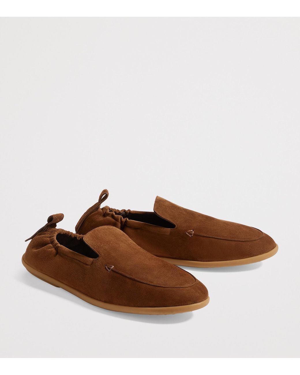 Bottega Veneta Brown Suede Dawson Loafers for men