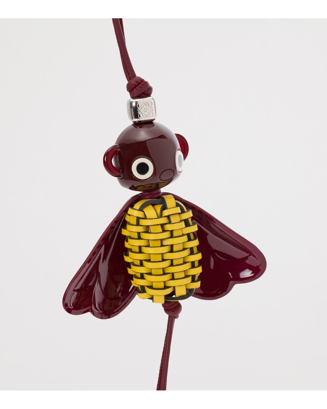 Loewe Metallic Leather-Resin Blombee Charm