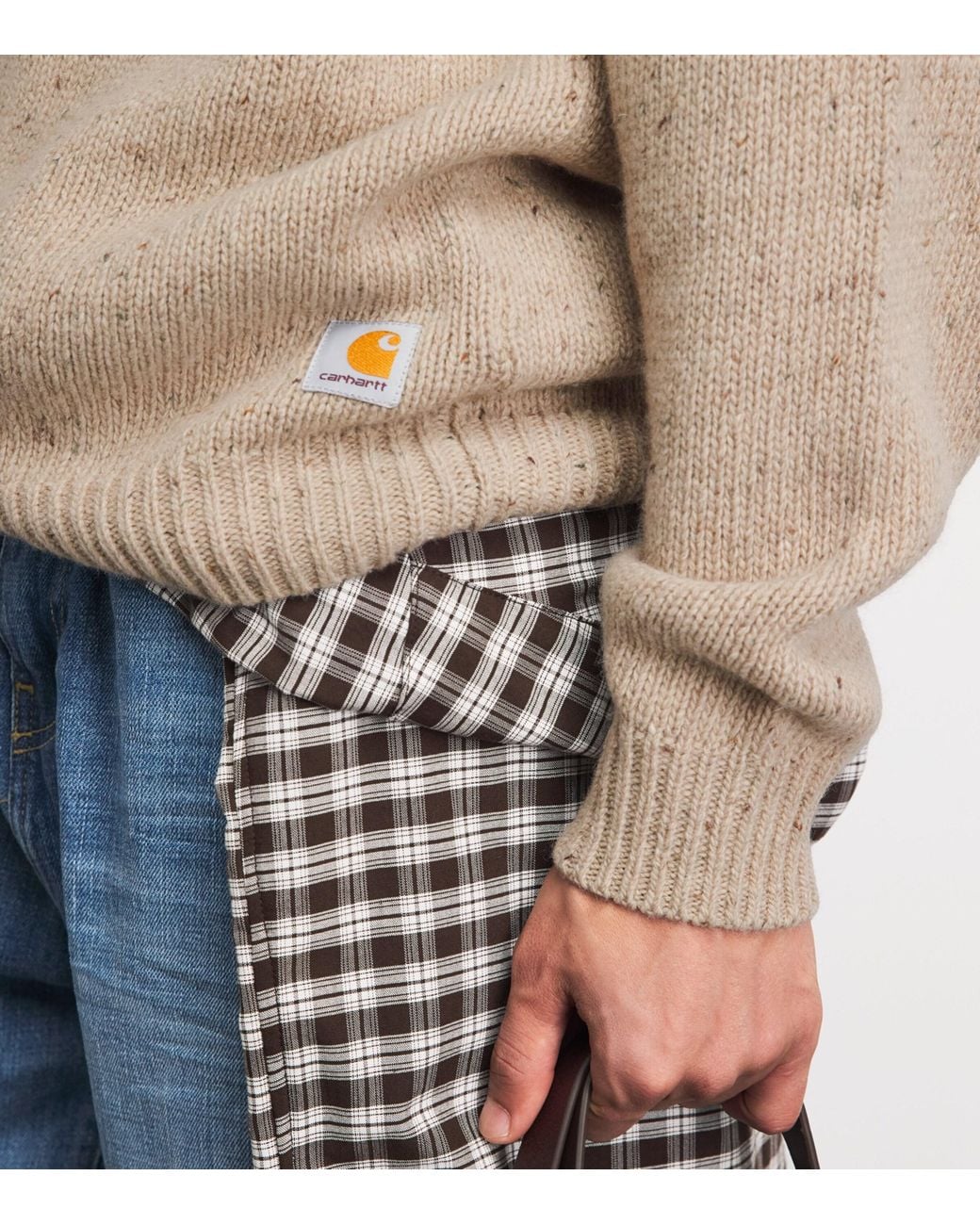 Carhartt Natural Wool-Blend Anglistic Sweater for men