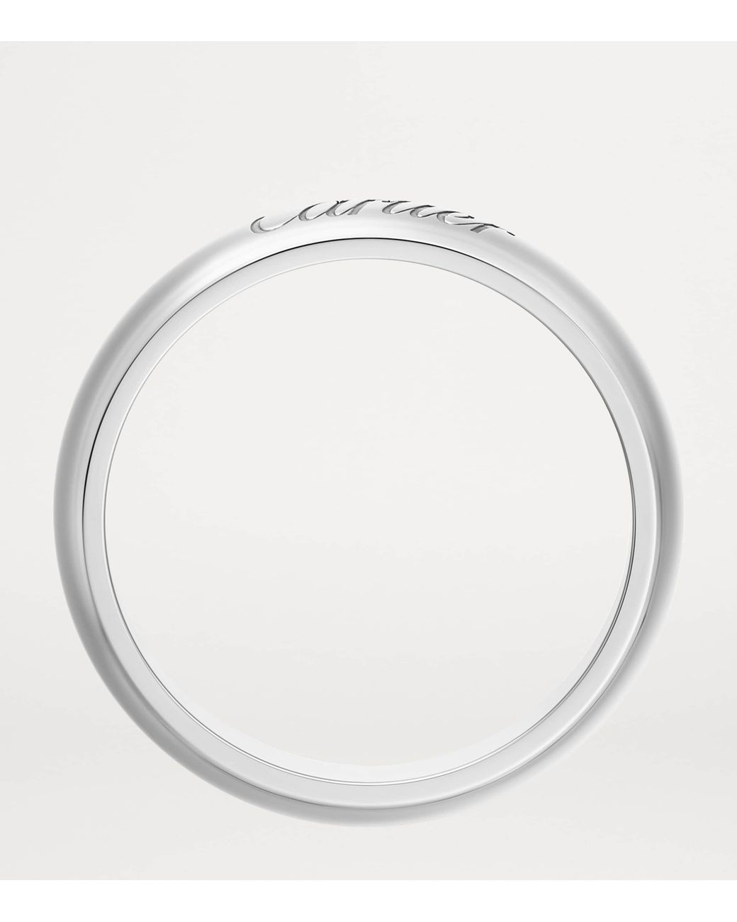 Cartier White Platinum C De Wedding Ring