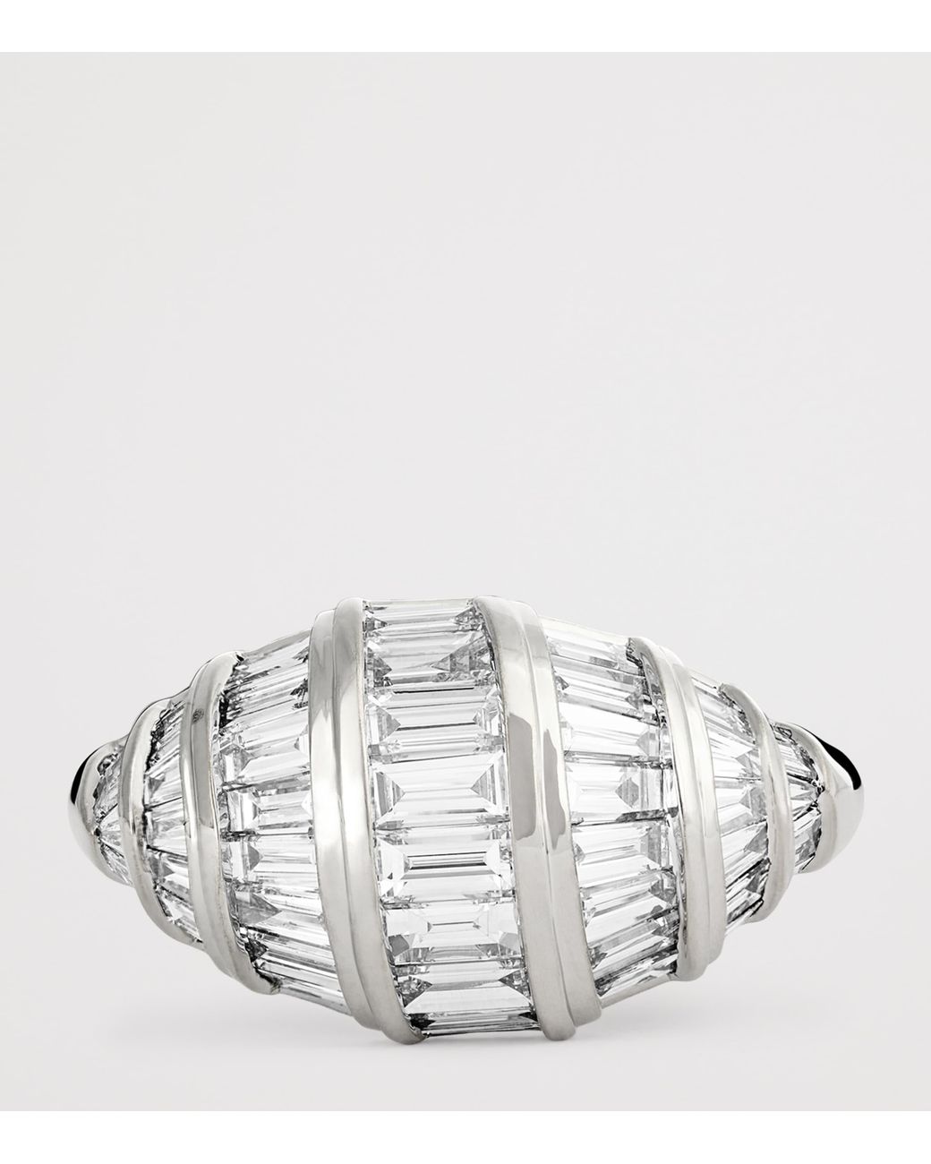Anita Ko Gray And Diamond Domed Zoe Ring