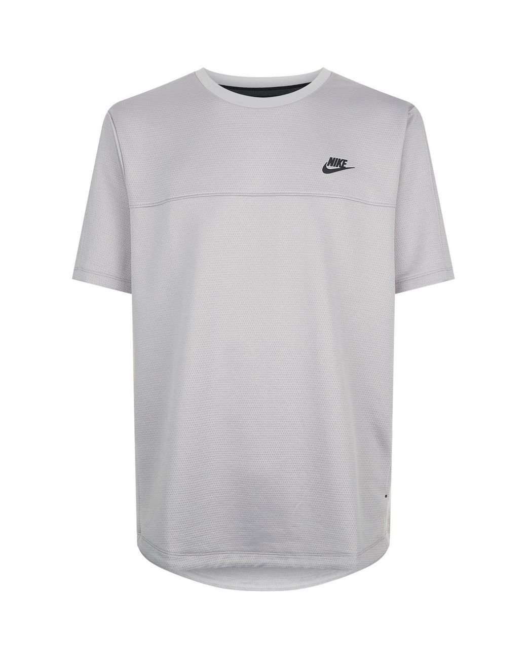 Nike Tech Fleece T-shirt in Grey for Men | Lyst UK