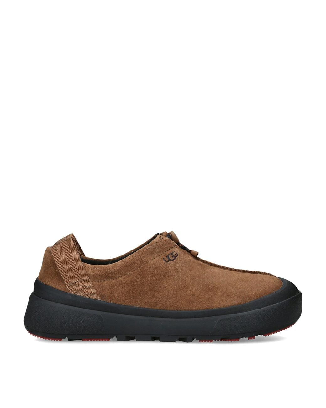 Ugg Brown Suede Outpost Slip-On Shoes for men
