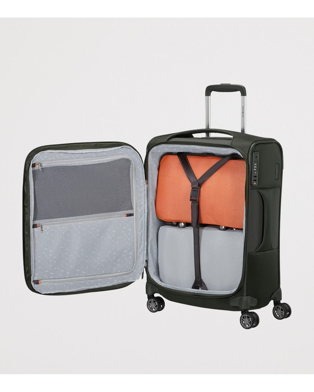 Samsonite Green Expandable Re-Lite Spinner Suitcase