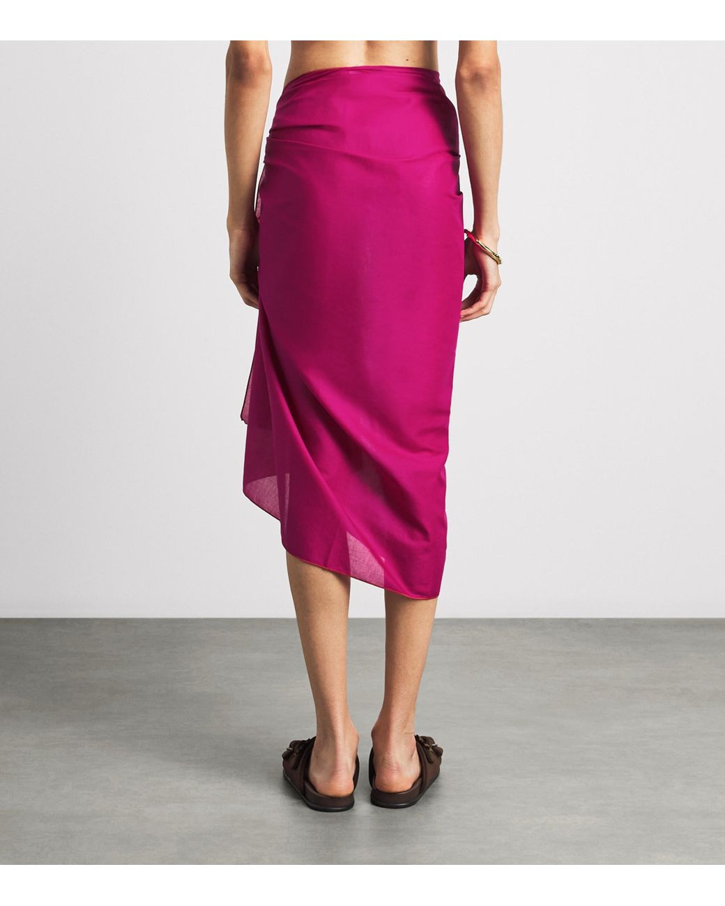 Eres Pink Cotton Voile Cabine Pareo