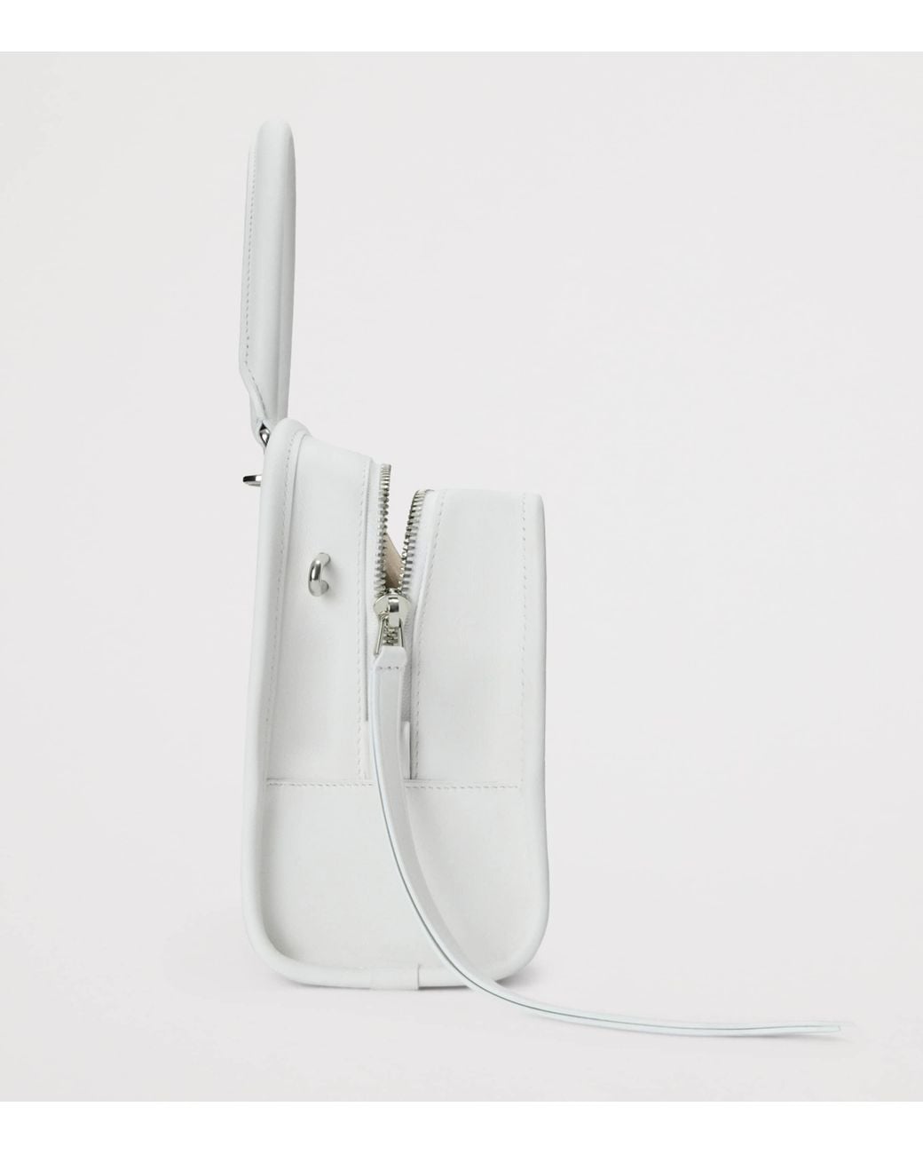 Loewe White Small Leather Amazona 180 Top-Handle Bag