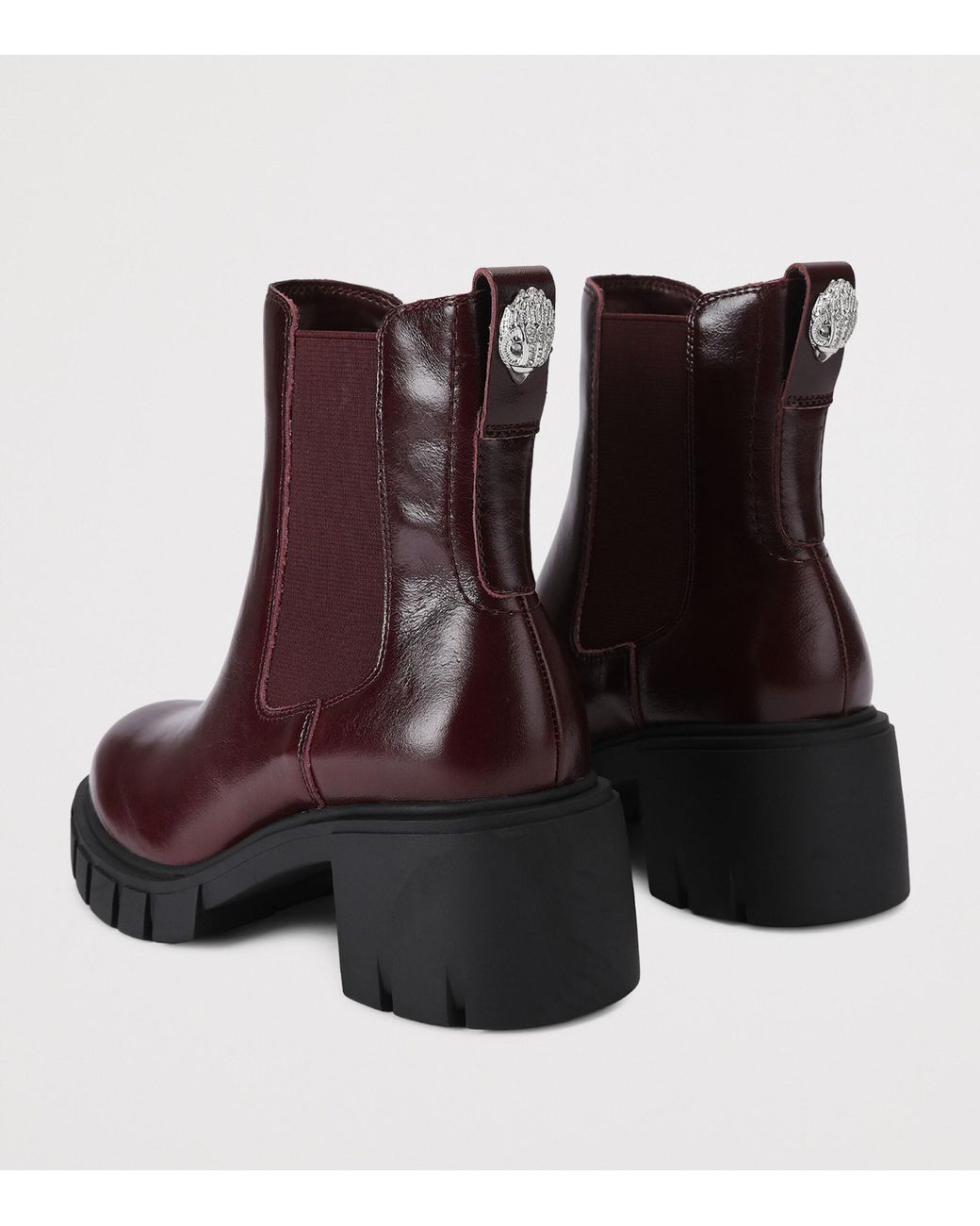 Kurt Geiger Brown Leather Clarence Ankle Boots 60