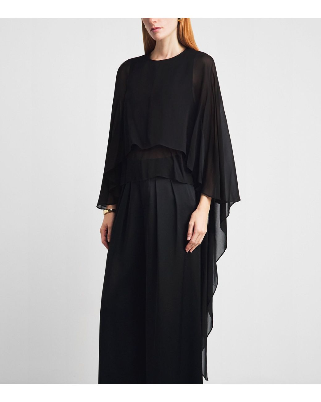 Toccin Black Deia Cape Top