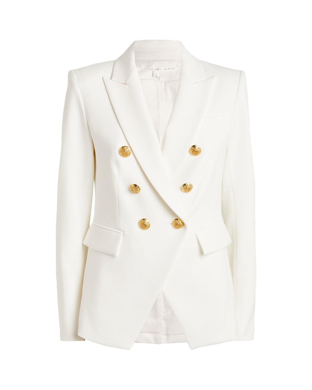Veronica Beard White Miller Dickey Blazer