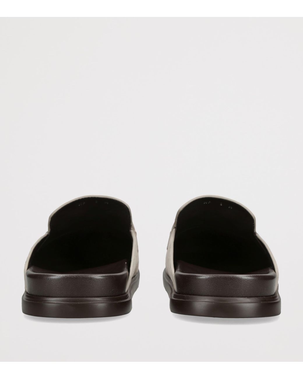 Ferragamo White Suede Santiago Mules for men