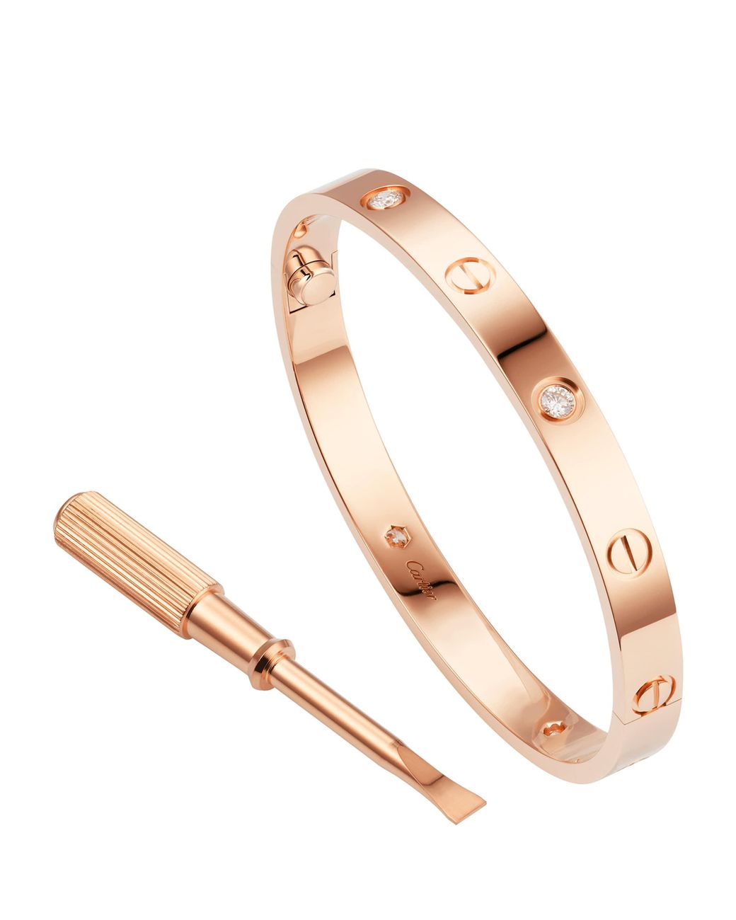 Cartier Natural Love Classic 4-Diamond Bracelet