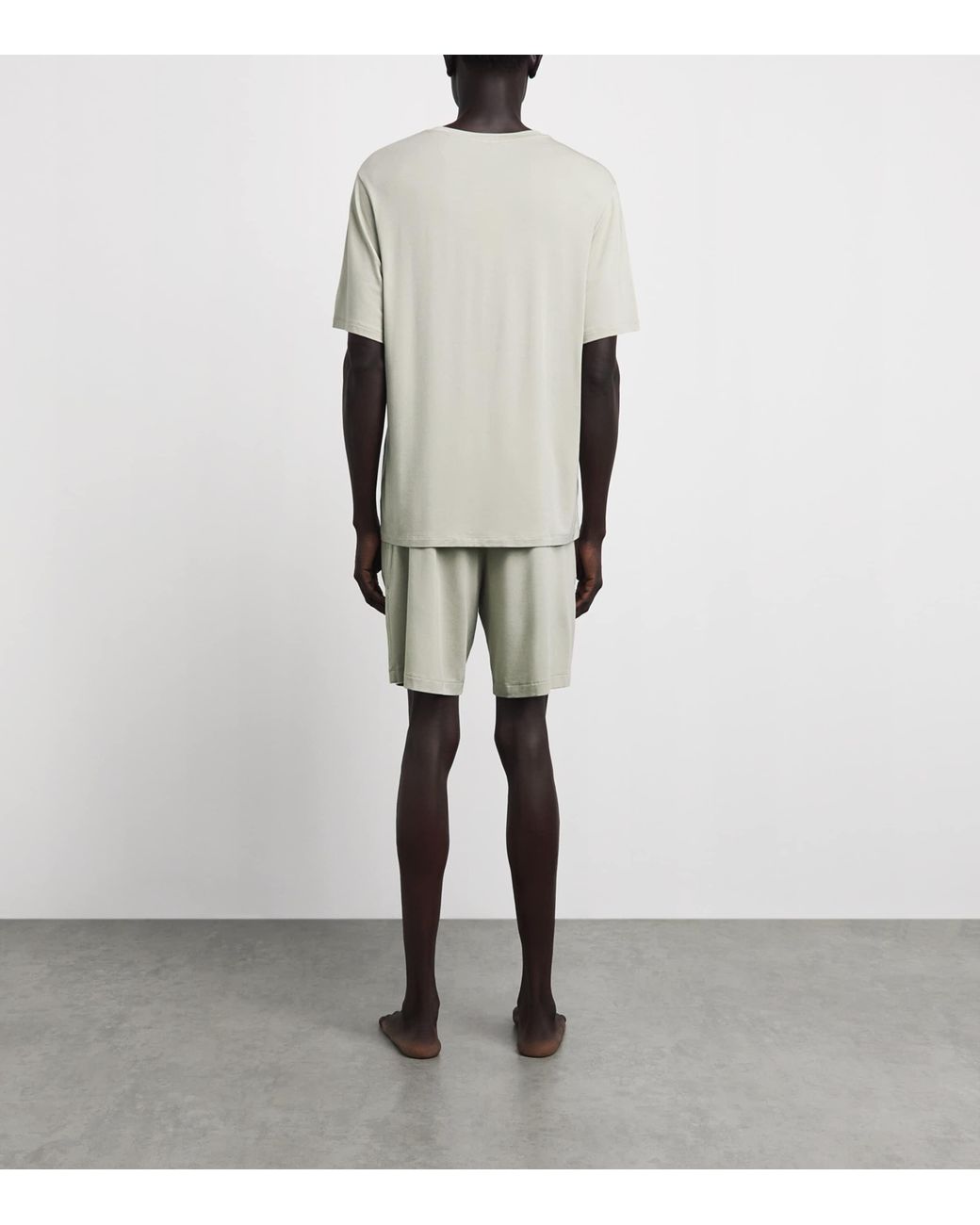 Eberjey Gray Modal Henry Short Pyjama Set for men