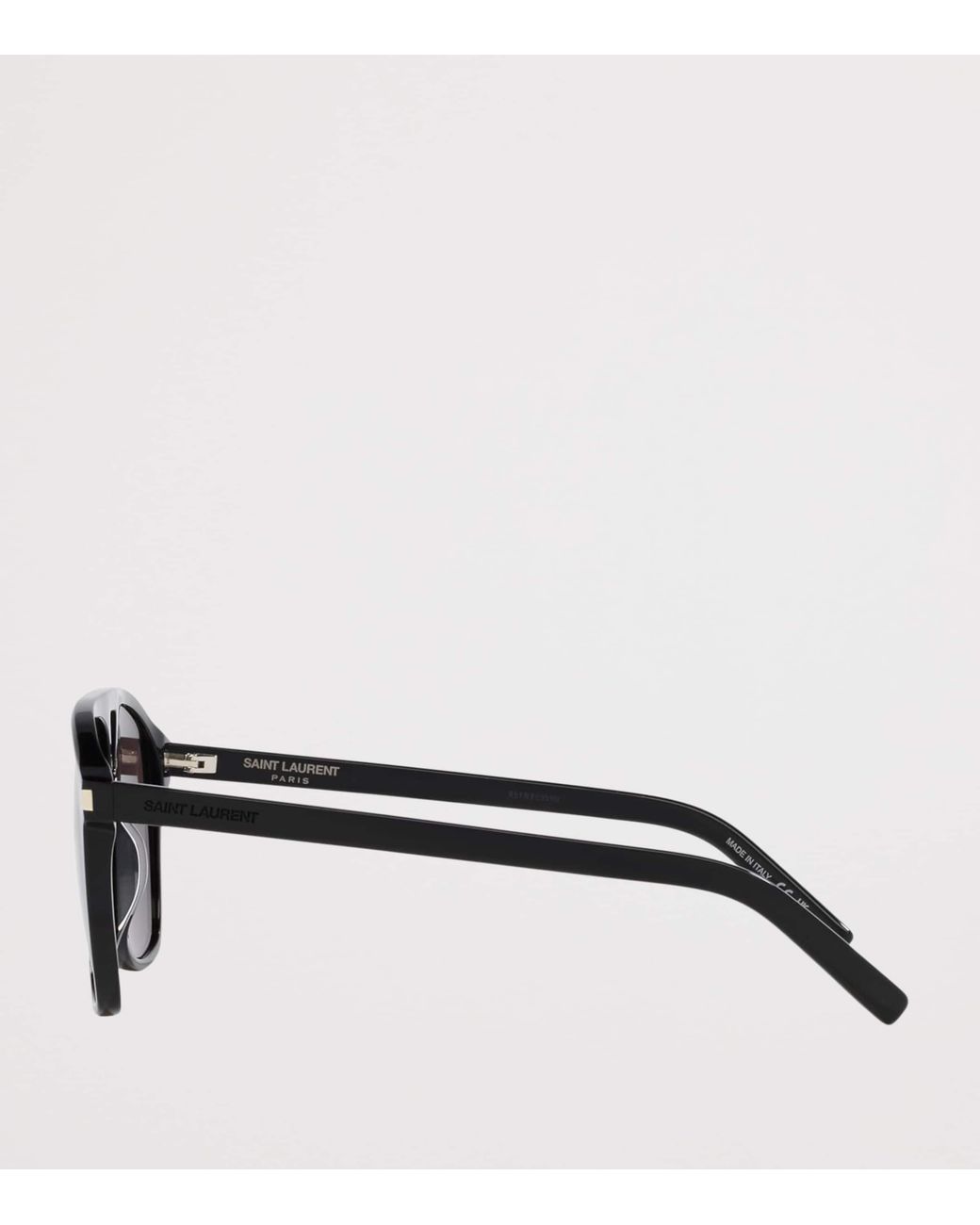 Saint Laurent Gray Sl 596 Dune Rectangular Sunglasses
