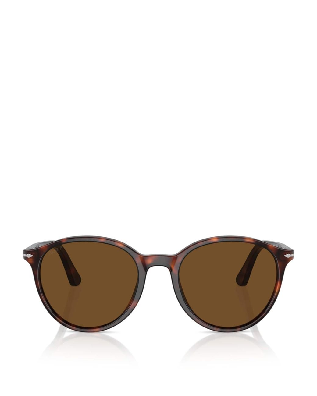 Persol Brown Round Phantos Sunglasses