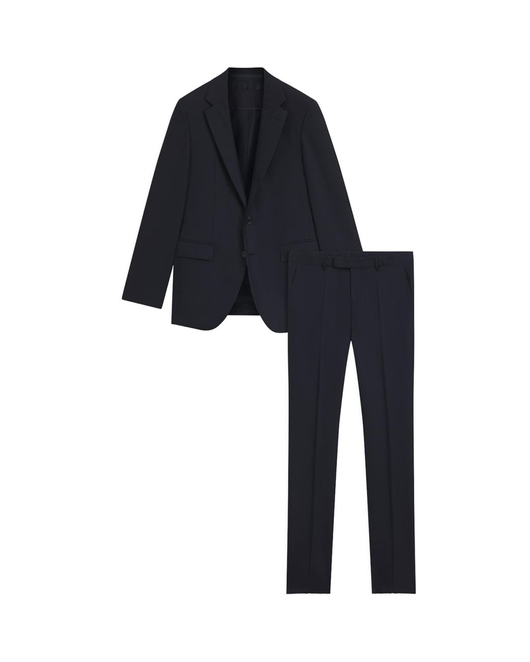 Boss Black Virgin Wool-Silk 2-Piece Suit for men