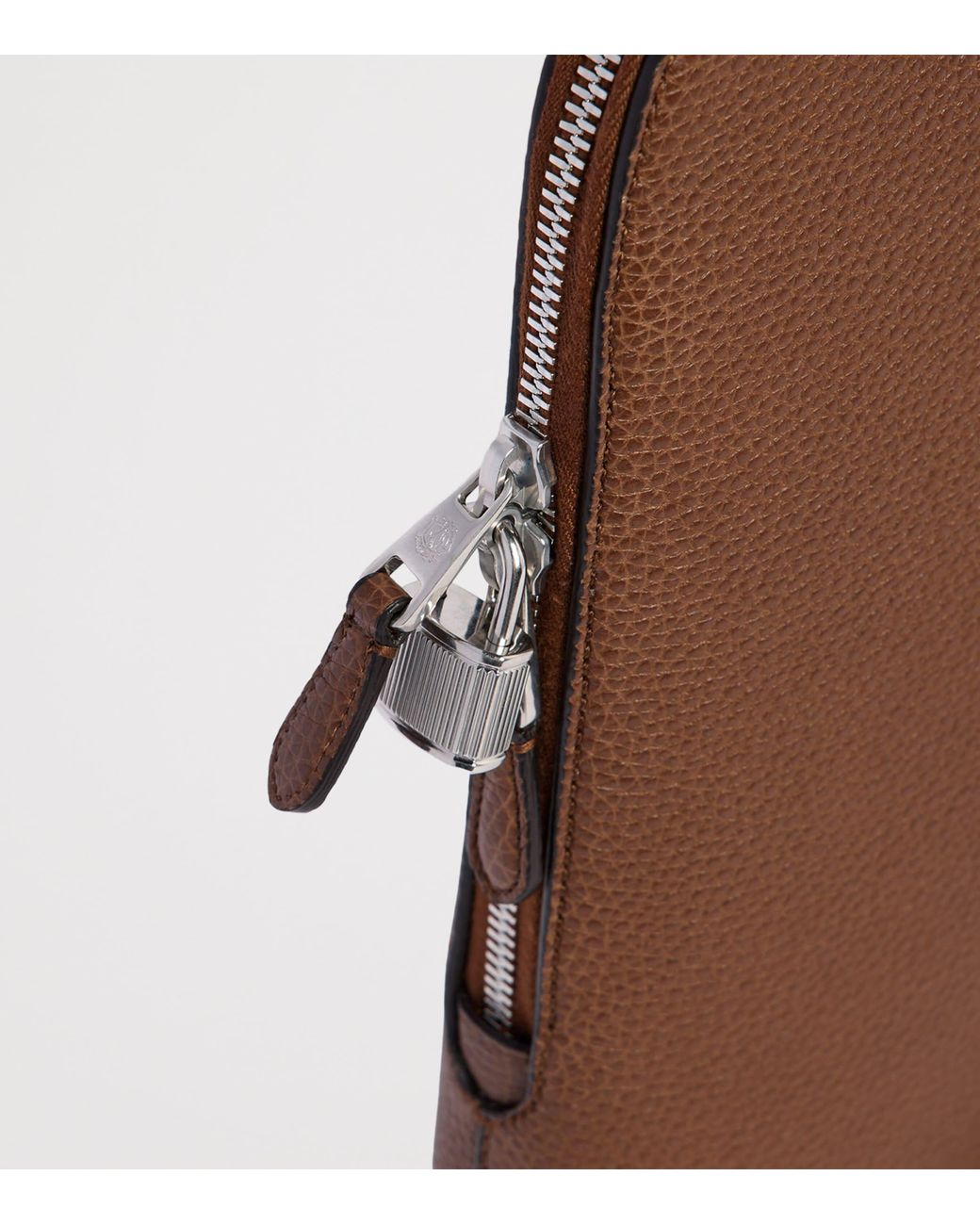 Dunhill Brown Leather Bourdon 41 Briefcase for men