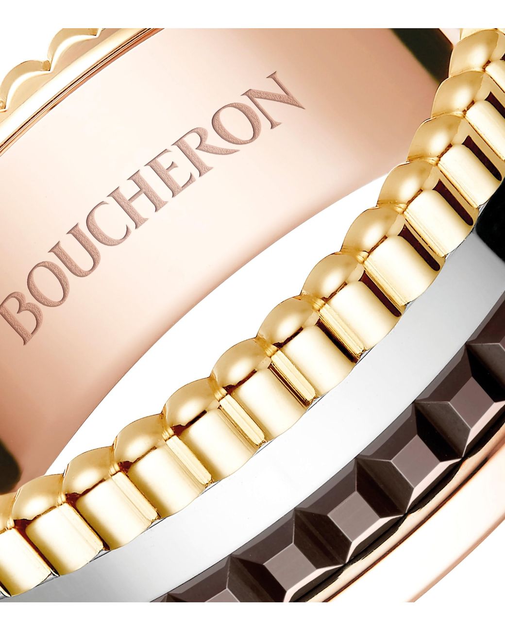 Boucheron Multicolor Mixed Quatre Classique Ring