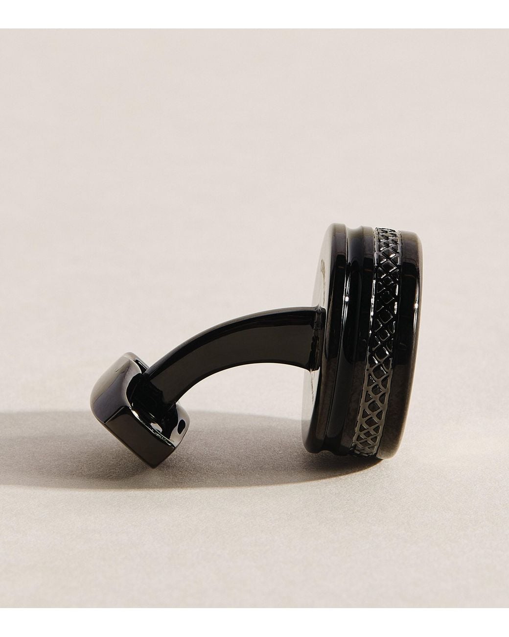 Tateossian Black Skull Tourbillon Cufflinks for men