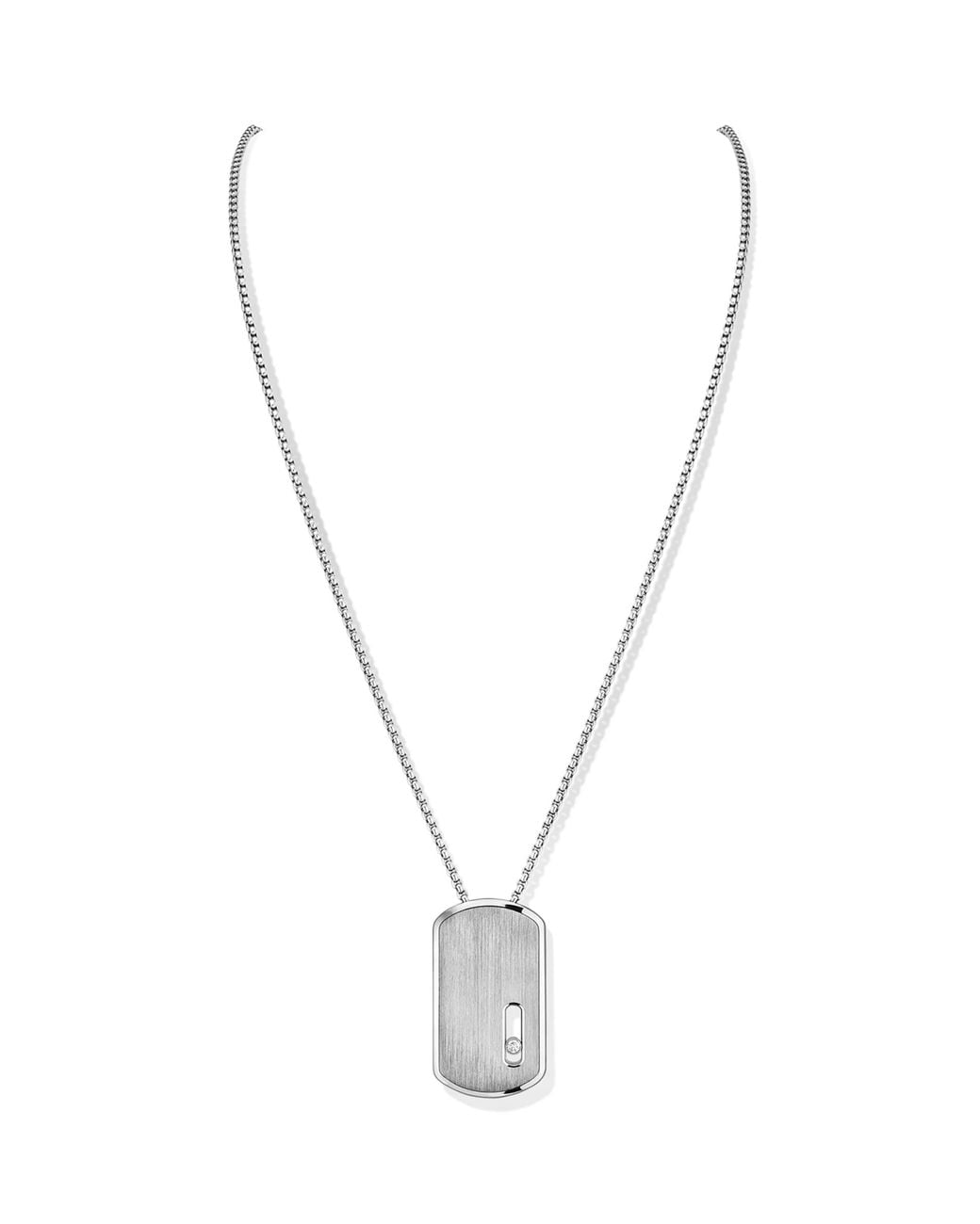 Messika Metallic Move Titanium Large Pendant Necklace for men