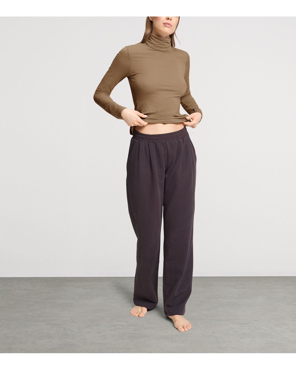 Hanro Natural Ultralight Wool High-Neck Top