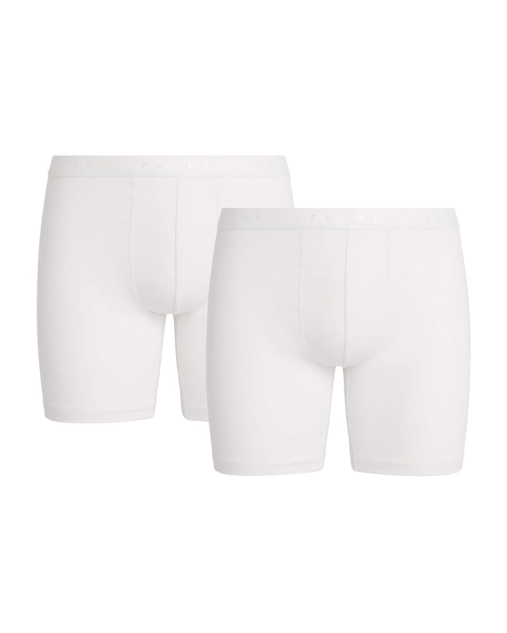 Falke White Egyptian Cotton Boxer Briefs for men
