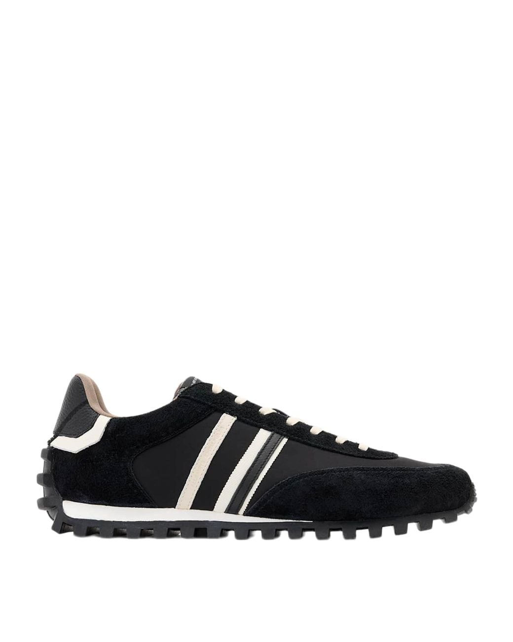 AllSaints Black Robin Runner Trainers for men