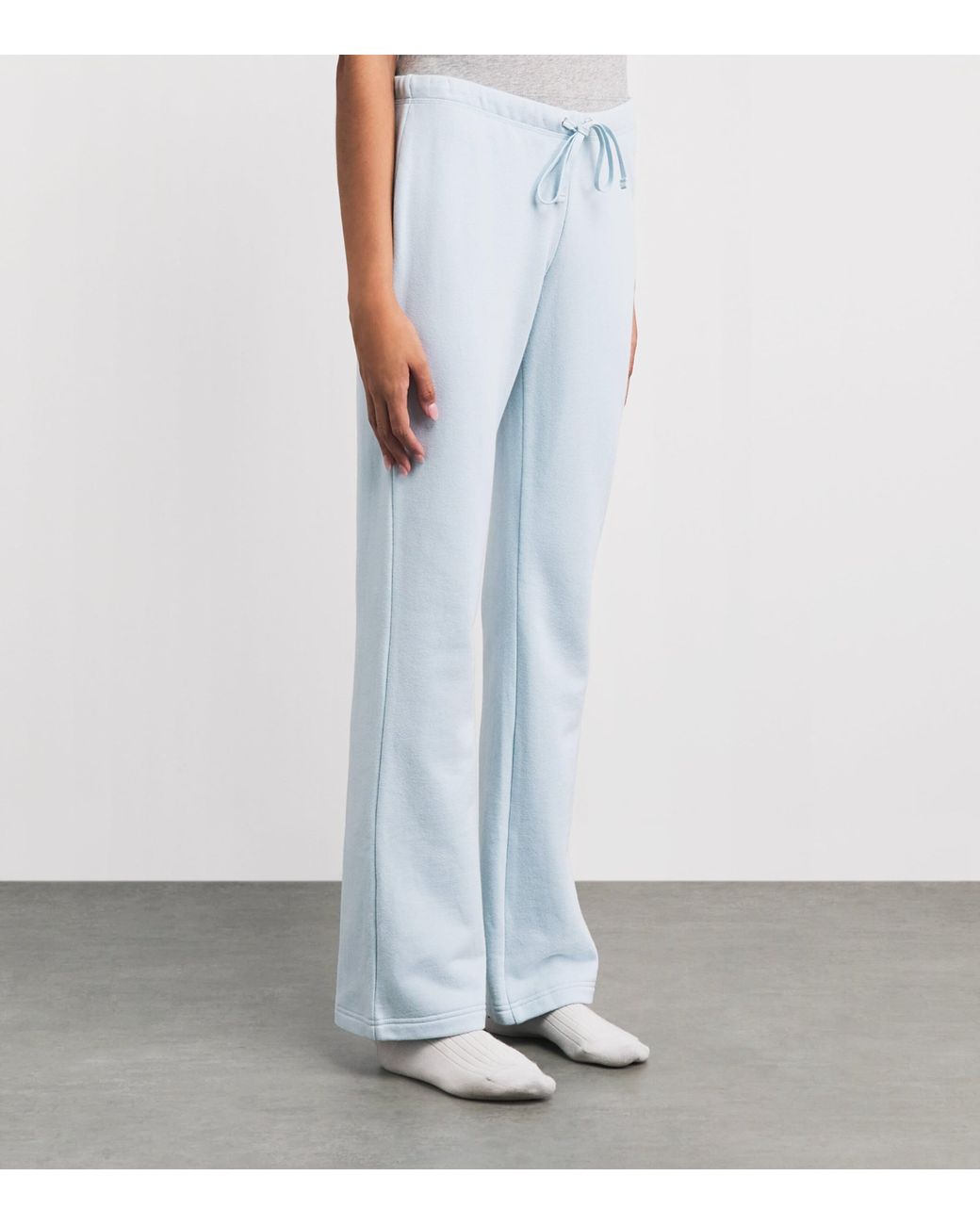 Skims Blue Drapey French Terry Sweatpants