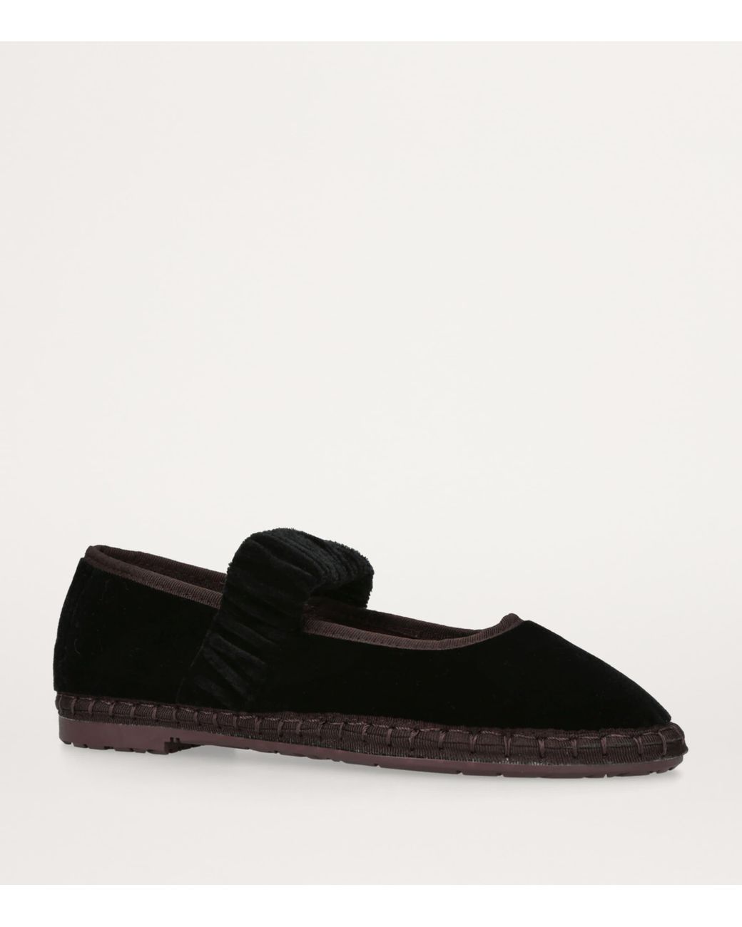 Flabelus Black Velvet Mafalda Espadrilles