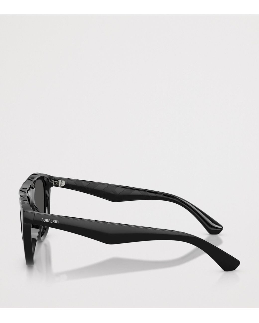 Burberry Black Acetate Square Sunglasses for men