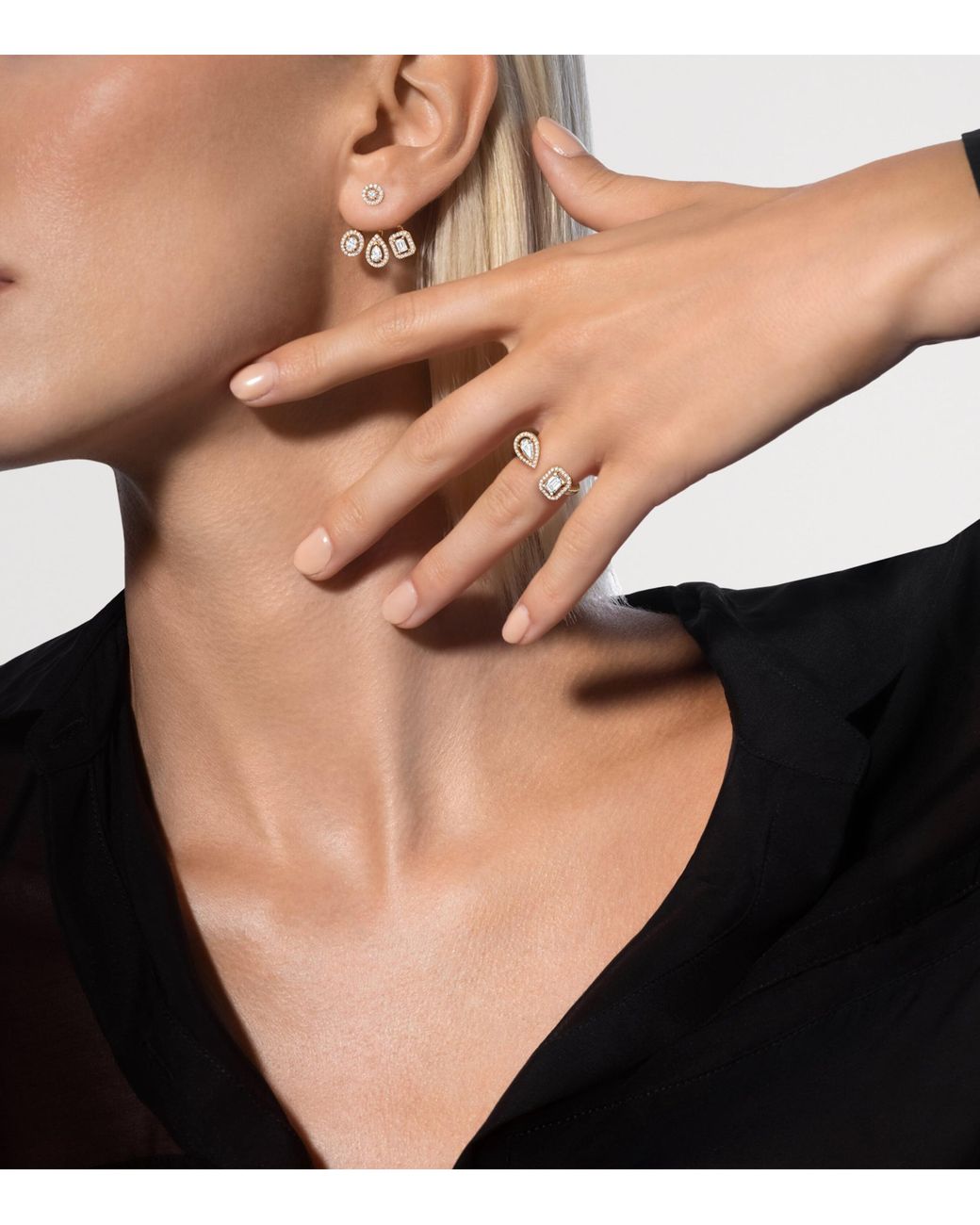 Messika Metallic My Twin And Diamond Ring