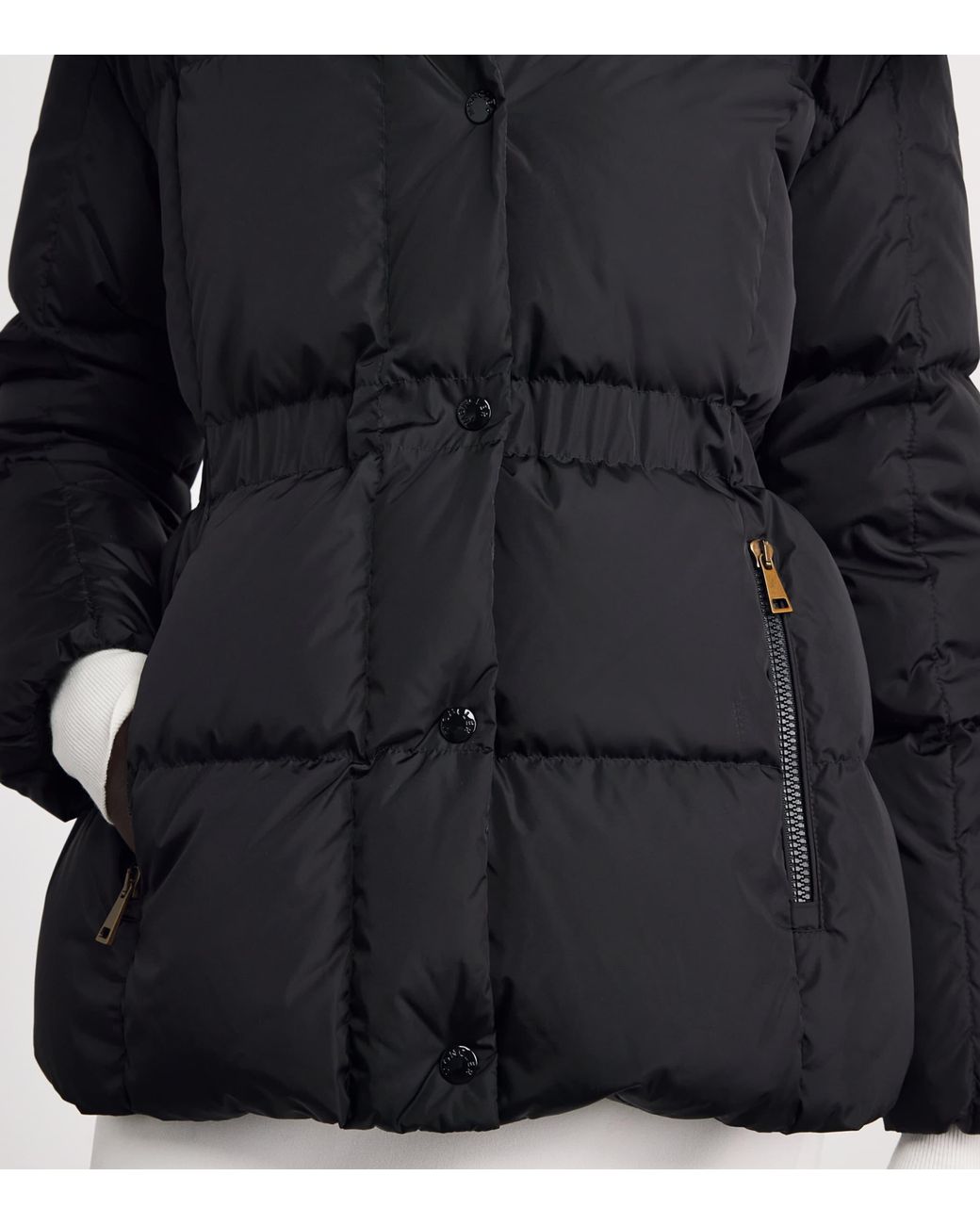 Moncler Black Down Quilted Agneux Jacket
