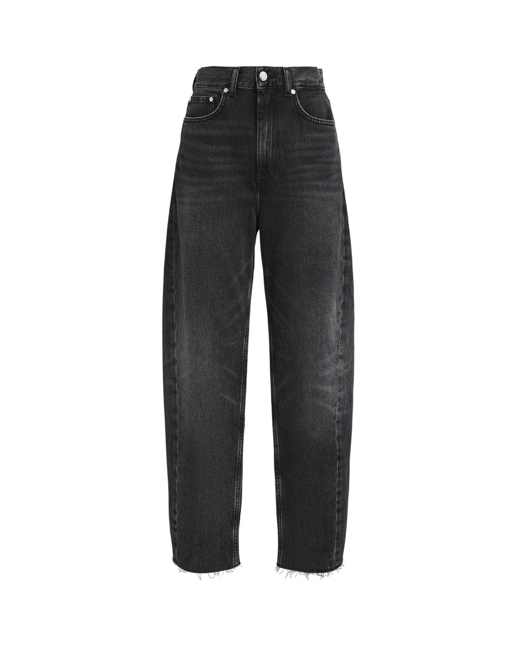 Sandro Black Barrel Jeans