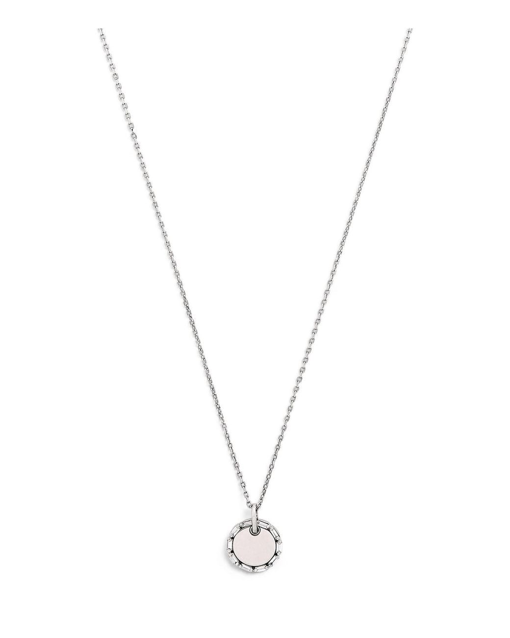 Suzanne Kalan Metallic Mini And Diamond Circle Golden Pendant