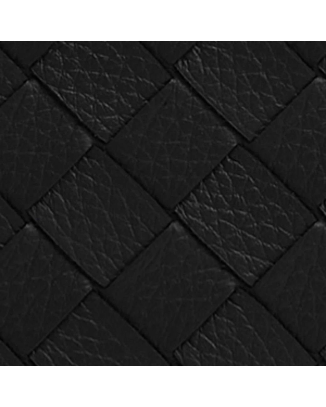 Bottega Veneta Black Small Leather Intrecciato Camera Bag for men