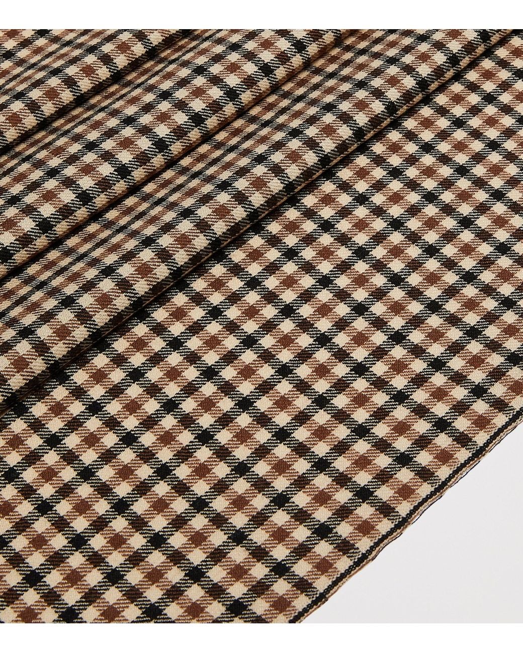 Weekend by Maxmara Black Cotton Check Scarf