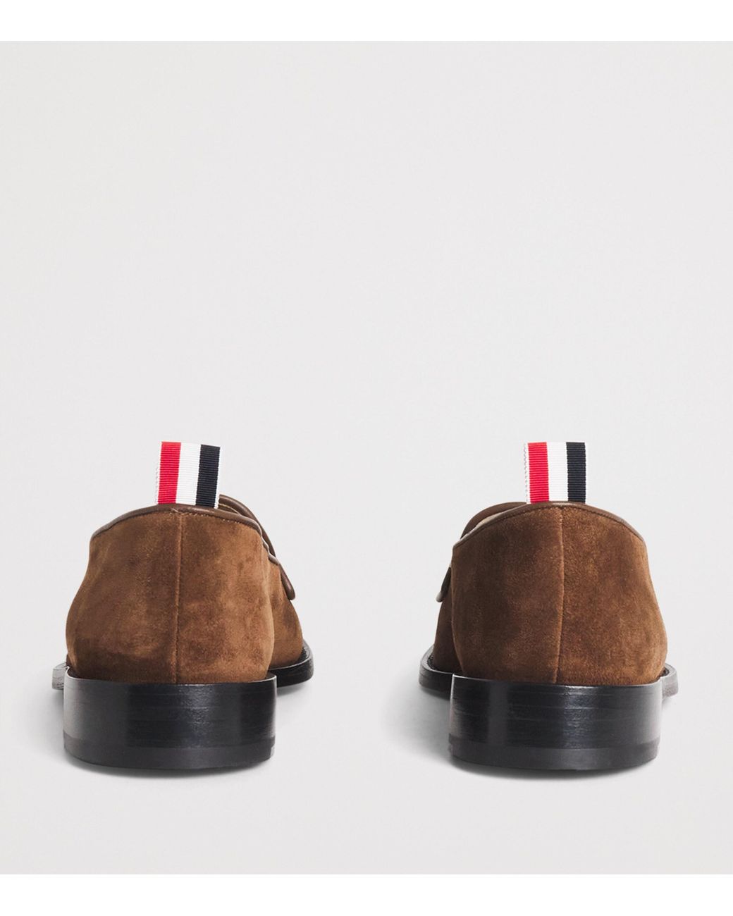 Thom Browne Brown Leather Varsity Penny Loafers for men