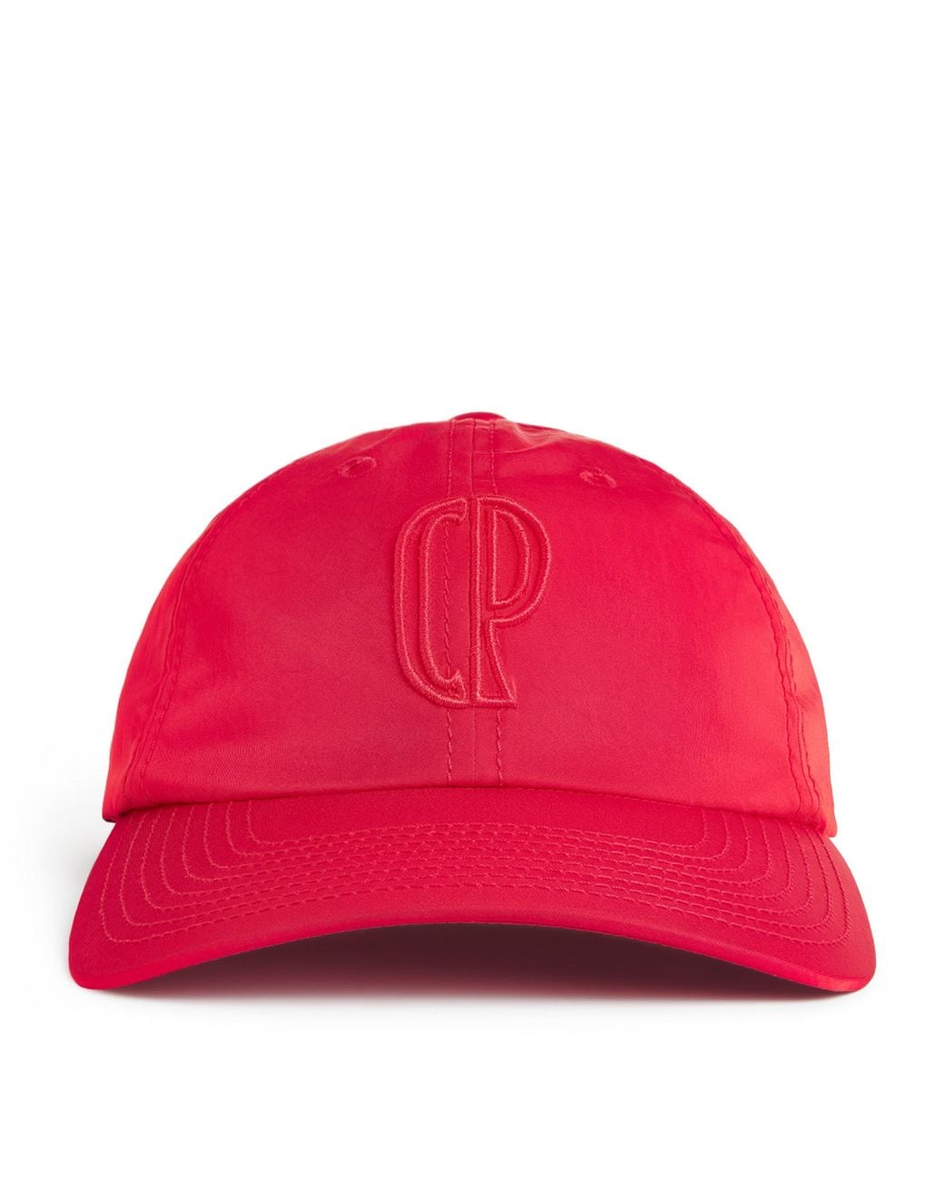 Claudie Pierlot Red Cotton Logo Baseball Cap