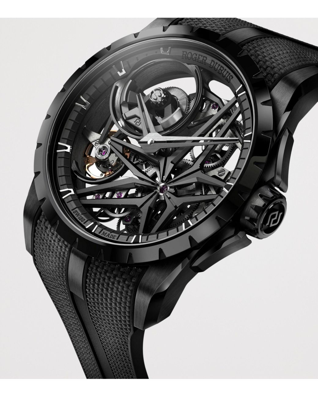 Roger Dubuis Black Titanium Excalibur Monobalancier Watch