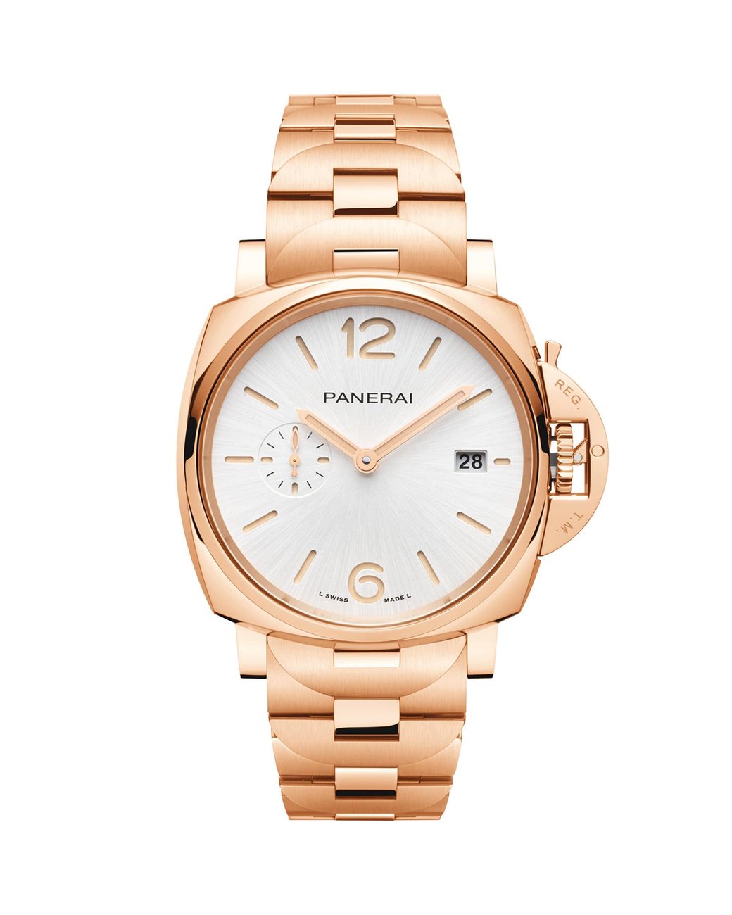 Panerai Metallic Rose Luminor Due Tuttooro Watch for men