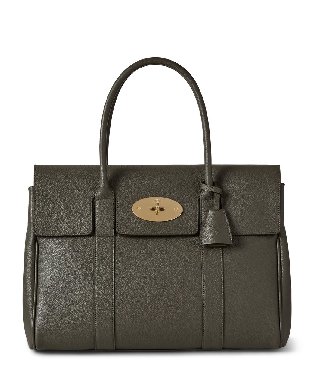 Mulberry Black Leather Bayswater Top-Handle Bag