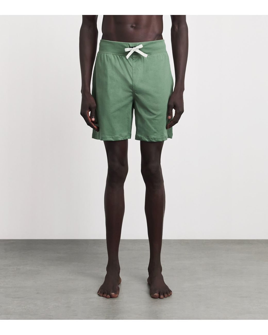 Polo Ralph Lauren Green Cotton Jersey Pyjama Shorts for men