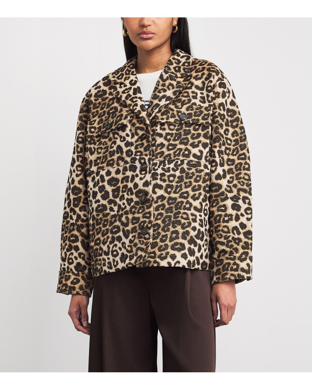 Anine Bing Multicolor Cotton-Blend Flynn Jacket