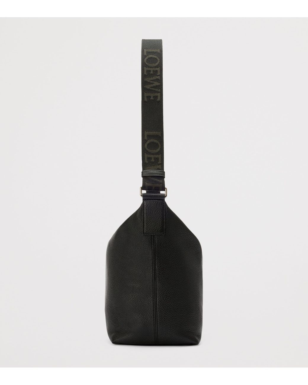 Loewe Black Leather Cubi Cross-Body Bag for men