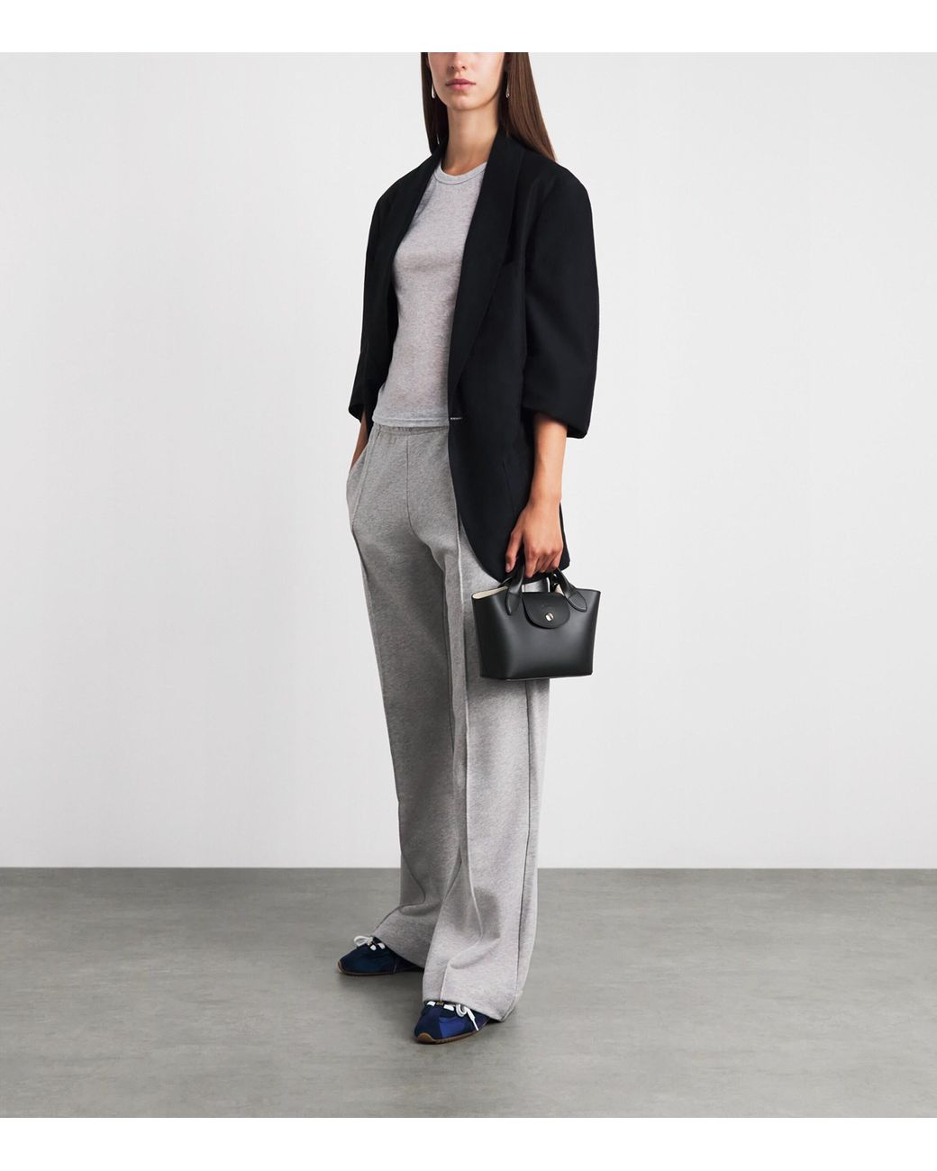Longchamp Black Extra-Small Leather Épure Tote Bag