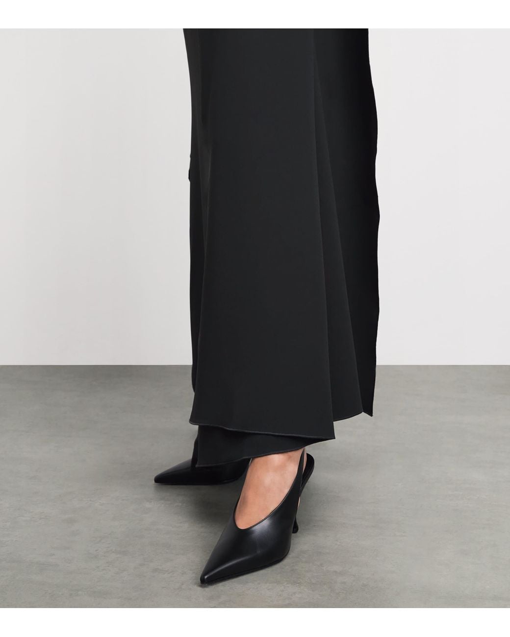 FFORME Black Asymmetric Andie Maxi Dress