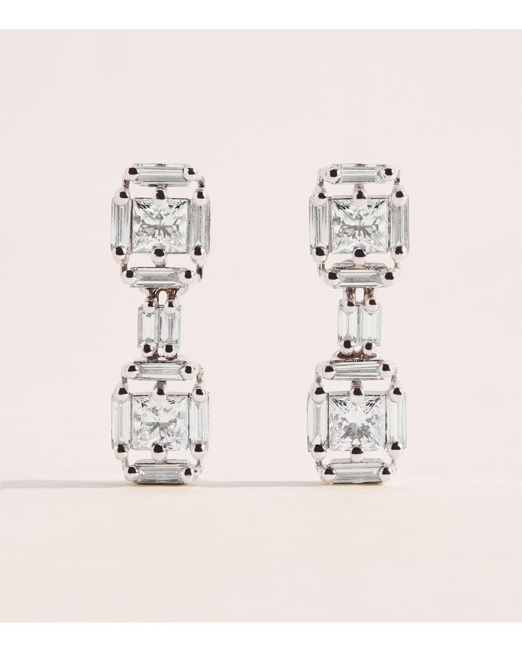 Suzanne Kalan Natural And Diamond Princess Deco Drop Earrings