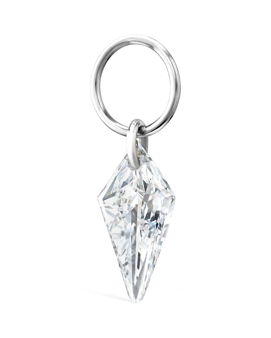 Maria Tash Metallic Silhouette Diamond Charm