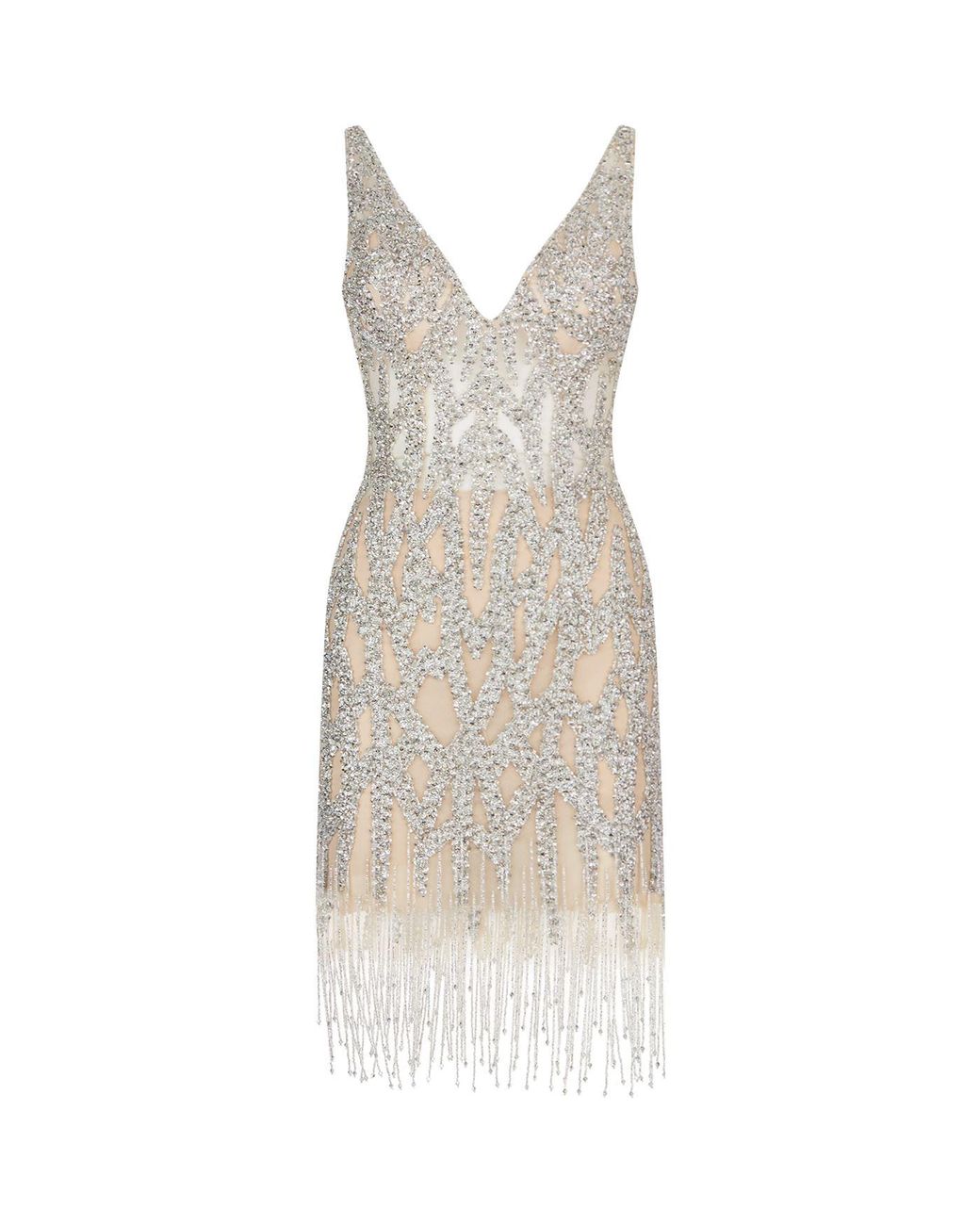 Jovani Crystal Embellished Mini Dress 