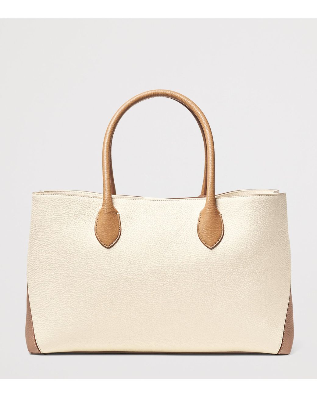 Aspinal Natural Leather London Tote Bag